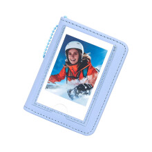 28Slots PU Leather Photo Album For 3Inch Mini13 Camera-Blue
