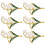 6Pcs/Pack Flower Shaped Napkin Rings For Restaurant-White 1
