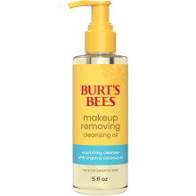 Burt's Bees Makeup Removing Cleansing Oil; Normal and Dry Skin; Safe for Sensitive Skin; Coconut and Argan Oils; (5 Fl. Oz.)