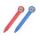 Compact 28mm Aluminum Drafting Instrument Suitable For-red blue 1