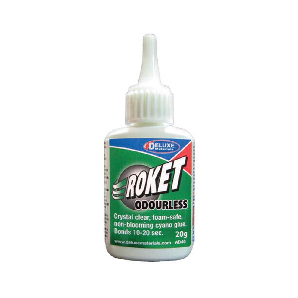Deluxe Materials Roket Cyano Odourless - 20G 5060243900371