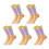 5 Paar Damensocken aus Baumwolle mit Eiscreme-Muster, leicht-005 1