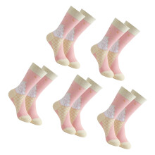5 Paar stilvolle Baumwollsocken für die mittlere Wade für-001