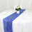 Geometric Polyester Table Runner 12 x 108 in Royal Blue 4
