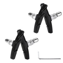 4-teiliger professioneller Bremssattel-Bremsbelag,-Schwarz