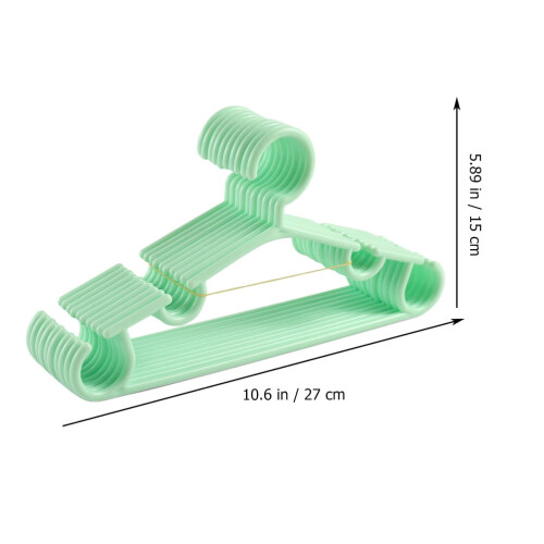 10-Pack Small Baby Clothes Hangers – Sky Blue PP 1