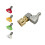 Heavy Duty Metal Quick Connect Metal Adapter-copper Silver 1