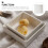 White Ceramic Serving Bowl 9 x 9 x 3 cm 5