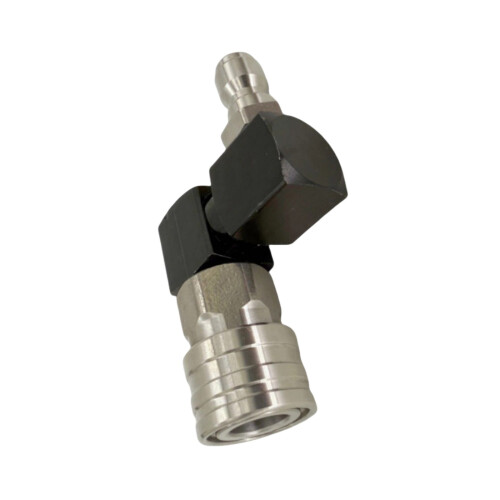 Joint pivotant universel à dégagement-Acier inoxydable Noir
