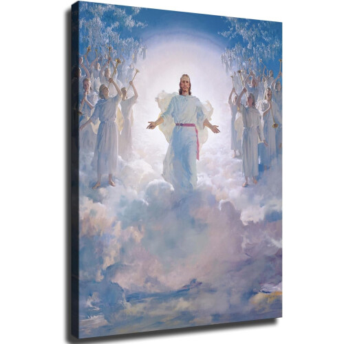 Affiche murale sur toile représentant le second avènement de Jésus-Christ