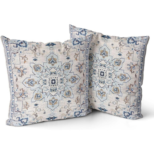 Fețe de pernă Boho 20x20in, set de 2, pluș scurt
