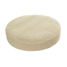 Housse de tabouret en polyester pour assises rondes de 28 Ă 38 cm.