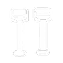 2Pcs RVs Motorhome Window Ventilation Stoppers Window-White