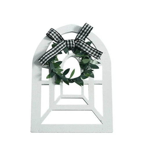 Vintage-Bauernhaus-Fensterrahmen-Leiterornament