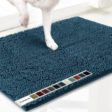 Tapis de porte en chenille pour absorber la boue et l'humidité