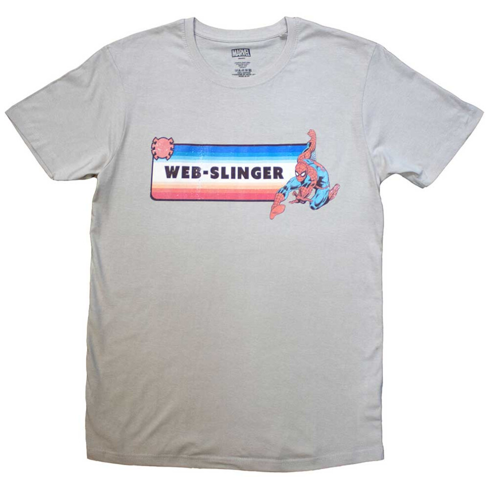 Marvel (Xxl, ) Spider Man Web Slinger T Shirt White
