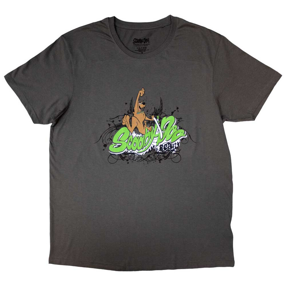 Scooby Doo (Xxl, ) Skateboard T Shirt Grey