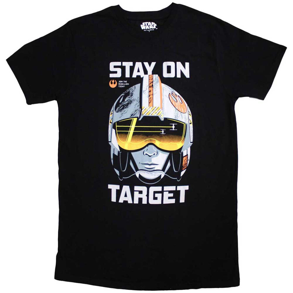Star Wars (S, ) Stay On Target T Shirt Black