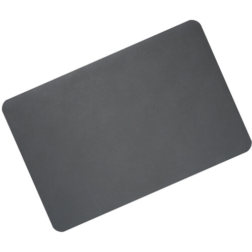 Σκούρο γκρι χαλάκι καφετιέρας PVC 60x40cm