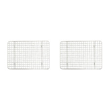 Set van 2 roestvrijstalen koelrekken (29,5 x 20,5 cm)