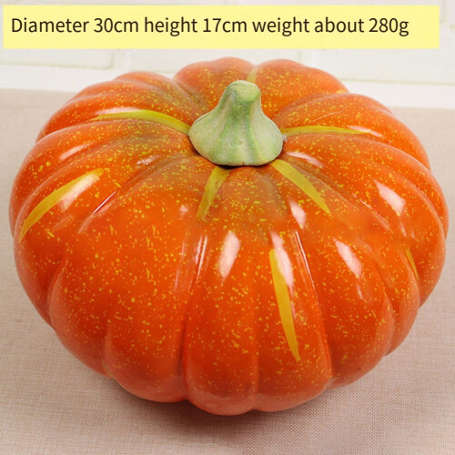 Zucca decorativa artificiale in schiuma, 1 pezzo