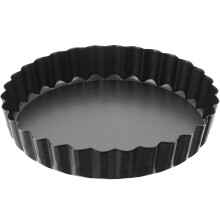 Geperforeerde pizzapan met antiaanbaklaag – hoogwaardig koolstofstaal, 12 cm