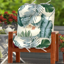 Coussins de chaise d'extérieur 17x17 et 17x21 pouces, lot de 2