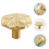 Bouton de meuble en laiton doré 3,2 cm 1