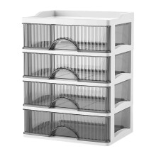 Armoire de rangement transparente Ă plusieurs niveaux pour la maison
