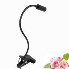 Lampe de bureau LED à pince – Col de cygne réglable, alimentation USB, 3 W