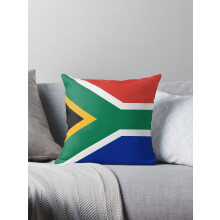 Pudebetræk med Sydafrikas flag, bomuld-polyester