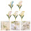 6Pcs/Pack Flower Shaped Napkin Rings For Restaurant-White 3