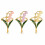 6Pcs/Pack Flower Shaped Napkin Rings For Restaurant-White 5