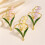 6Pcs/Pack Flower Shaped Napkin Rings For Restaurant-White 6