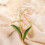 6Pcs/Pack Flower Shaped Napkin Rings For Restaurant-White 7