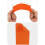 Foldable Stand For Various Smartphones Easy Carry-Orange 6