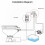 Marine Toilet Toggle Switches Panel ABS Plastic Compact Size 7