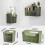 Wall-Mounted Clear Plastic Organizer Basket Set – 2 Pack 2