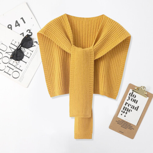 Women's Knitted Shawl, Soft Warm Wrap, 100 x 48 cm 2