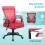 Mid-Back Ergonomic Mesh Office Chair, Black 2