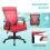 Mid-Back Ergonomic Mesh Office Chair, Black 3