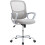 Chaise de bureau ergonomique en maille avec accoudoirs fixes 1