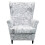 Stretch Wingback-stolbetræk – Blomsterprint eller geometrisk, 1