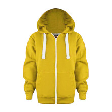Sudadera con capucha y cremallera completa para niños - Poliéster, unisex