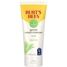 Burt's Bees Gentle Cream Cleanser with Aloe for Sensitive Skin, 98.9% Natural Origin, 6 Ounces (Cream Cleanser)