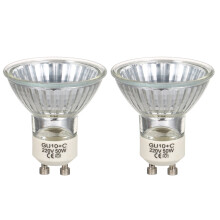 Lot de 2 ampoules halogènes GU10 de 50 W