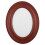Oval træfotoramme 5x7 tommer 1