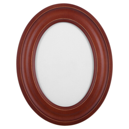 Oval træfotoramme 5x7 tommer