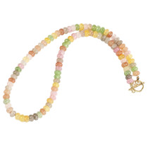 Trendy Dopamine Colorful Gemstones Beaded Chokers-L2114