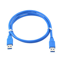 Fast Charging USB3.0 Male To Male Cable 900mA Power-0.5m